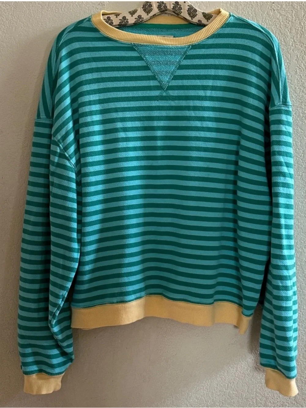 Free People We The Free | Classic Striped Oversized Crewneck | XS
